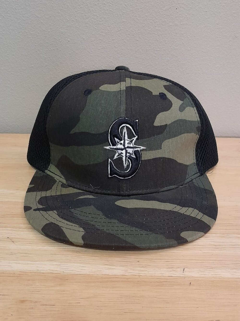 Melonwear Seattle Mariners MLB Camouflage Snapback Boeing Promo Baseball Cap Hat